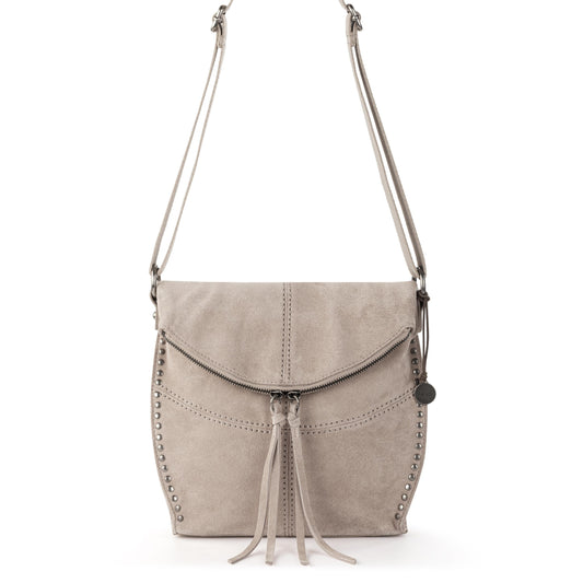 The Sak Silverlake Flap Crossbody - Leather - Sand Suede