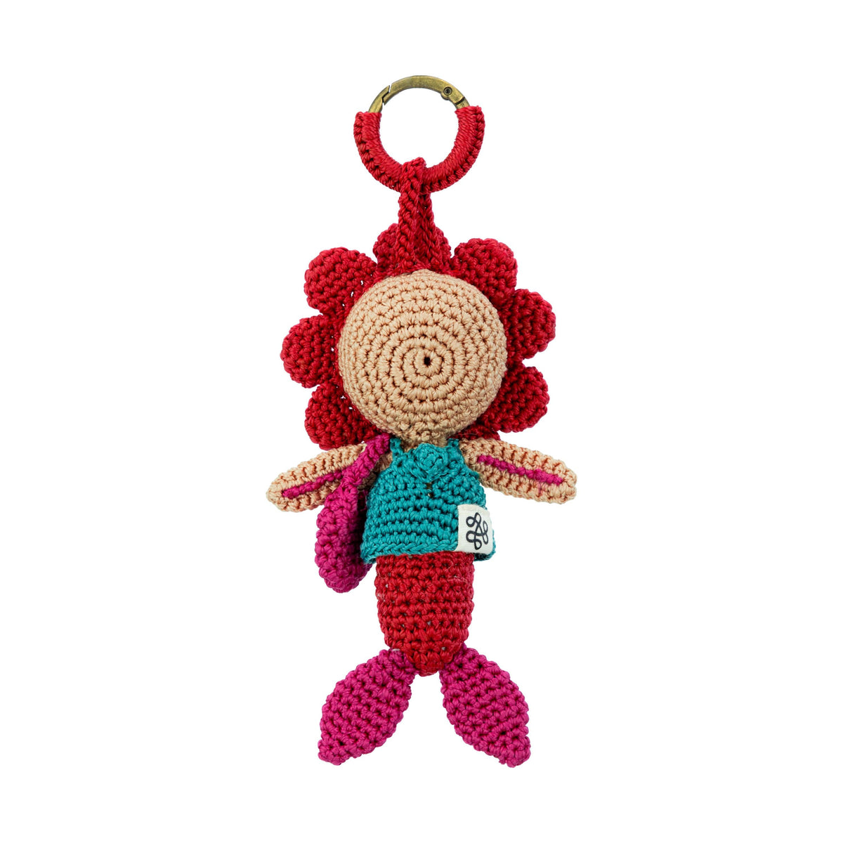 The Sak Sunbudz Sunflower Dangle - Hand Crochet - Pearla