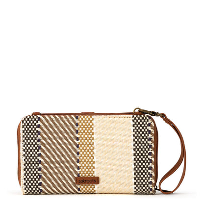 Sakroots Smartphone Wallet - Straw - Tobacco Batik World Woven