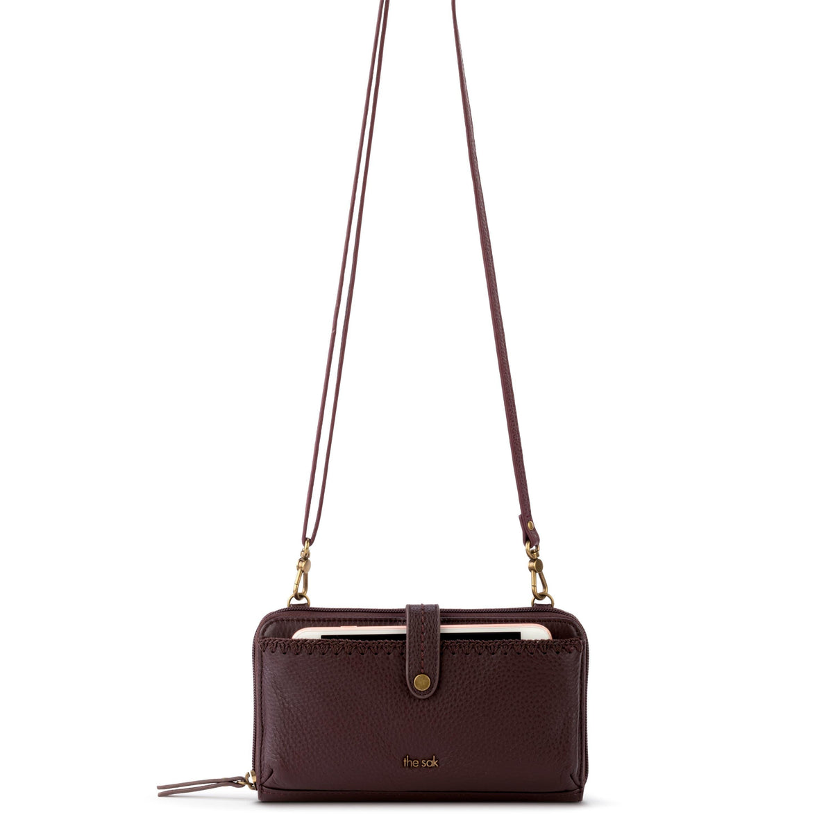 The Sak Iris Smartphone Wallet - Leather - Mahogany
