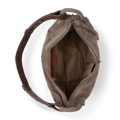 The Sak Los Feliz Hobo - Leather - Mushroom Suede