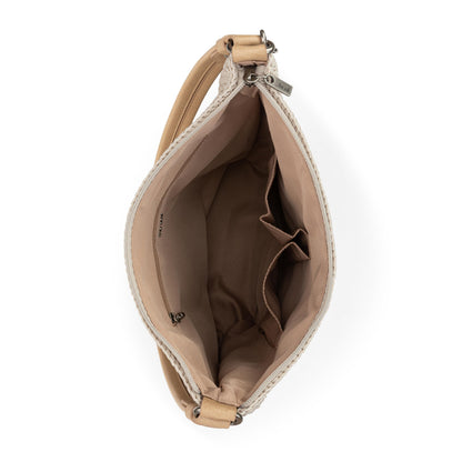 The Sak Sequoia Hobo - Hand Crochet - Ecru Multi Beads