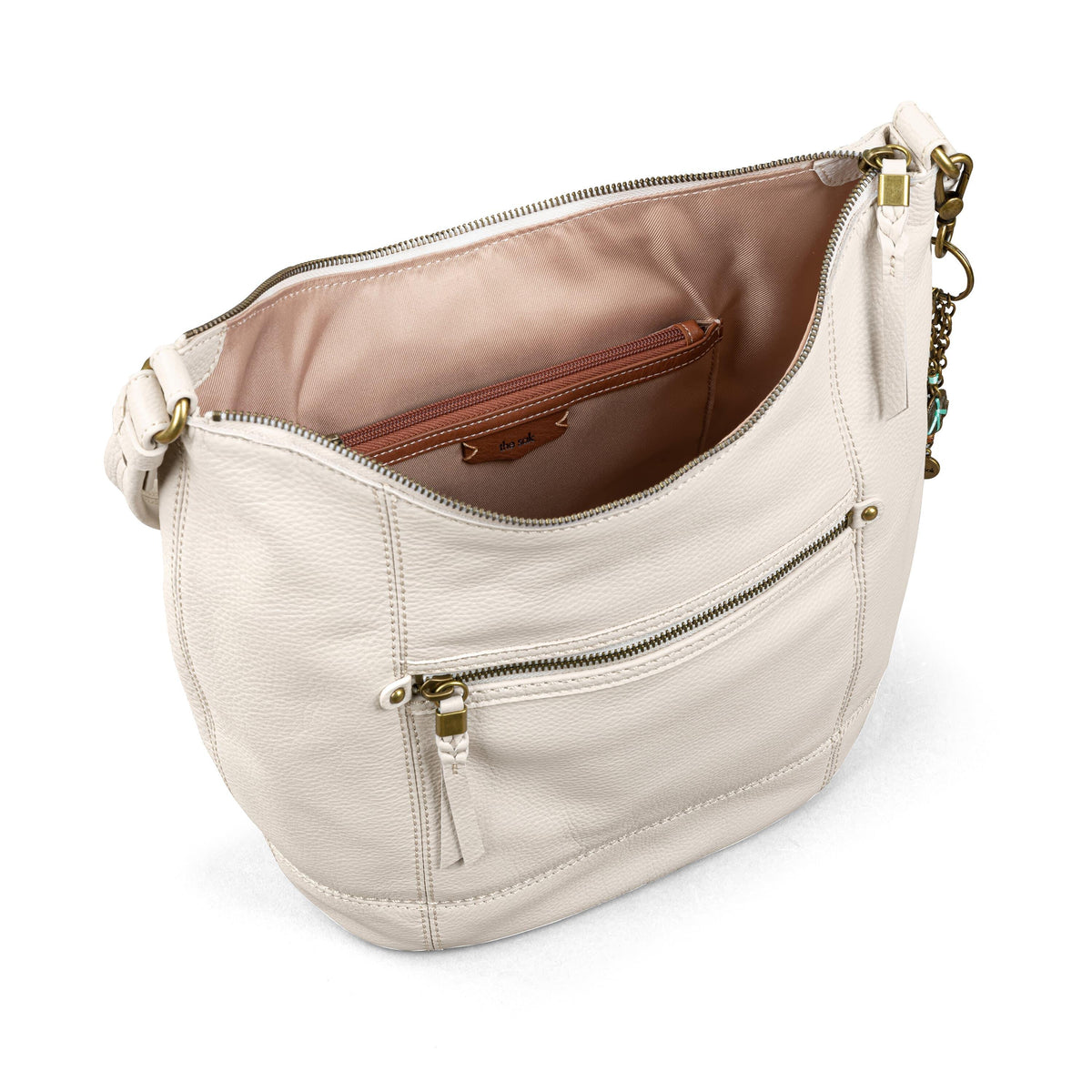 The Sak Sequoia Hobo - Leather - Stone