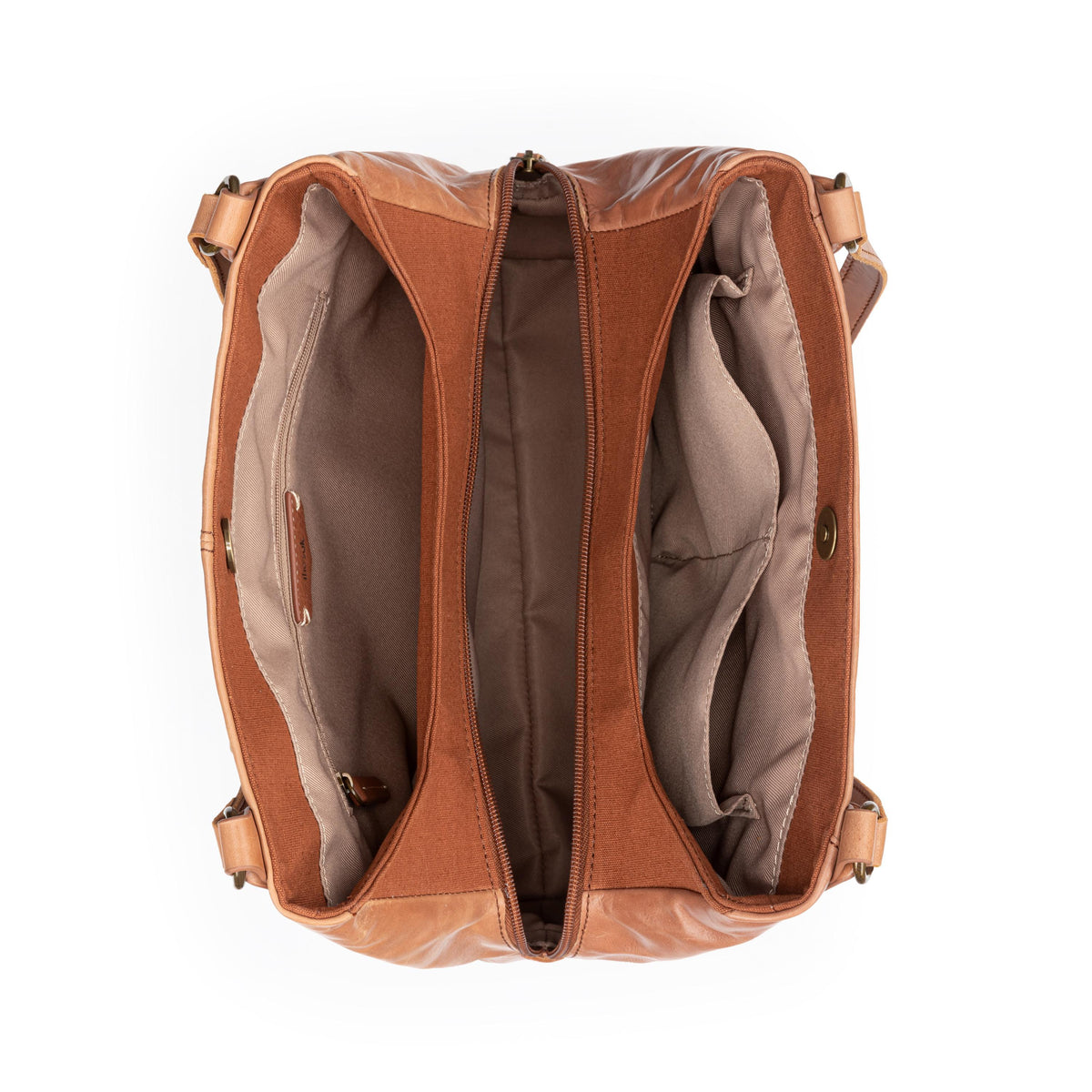 The Sak Melrose Satchel - Leather - Tobacco Floral Embossed