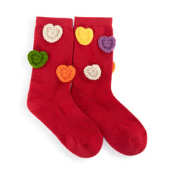 Cotton - Red Hearts
