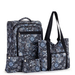 Sakroots On The Go 21" Spinner Luggage Bundle - EcoTwill - Midnight Seascape
