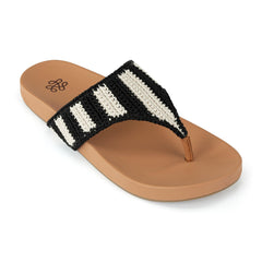 Hand Crochet - Black Stripe