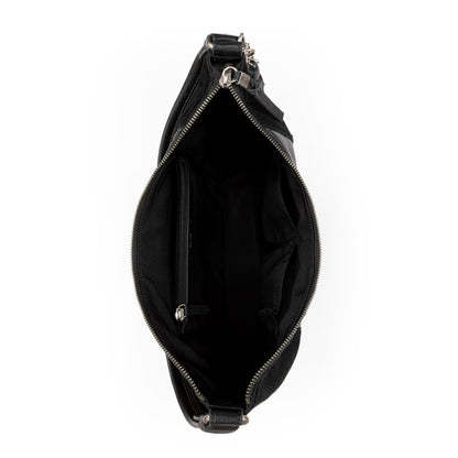The Sak Sequoia Hobo - Leather - Black Suede Block