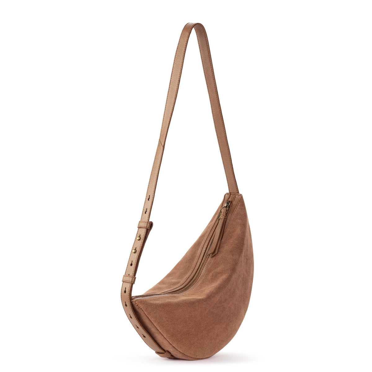 The Sak Tess Large Sling - Leather - Tobacco Suede