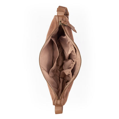 The Sak Tess Large Sling - Leather - Tobacco Suede