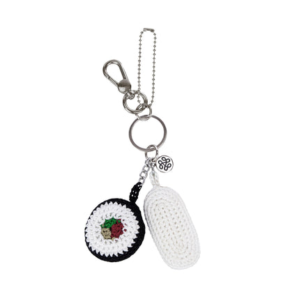 The Sak Yarnicharmz Dangle - Hand Crochet - Sushi