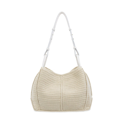 The Sak Los Feliz Hobo - Hand Crochet - Ecru