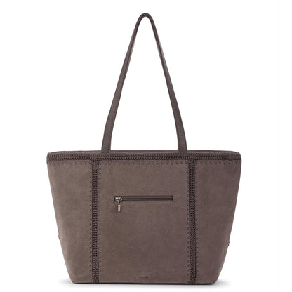 The Sak Metro Tote - Leather - Mushroom Suede Patch