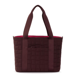 EcoTwill - Black Cherry Woven Quilted
