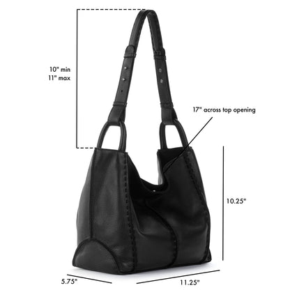 The Sak Los Feliz Medium Tote - Leather - Black
