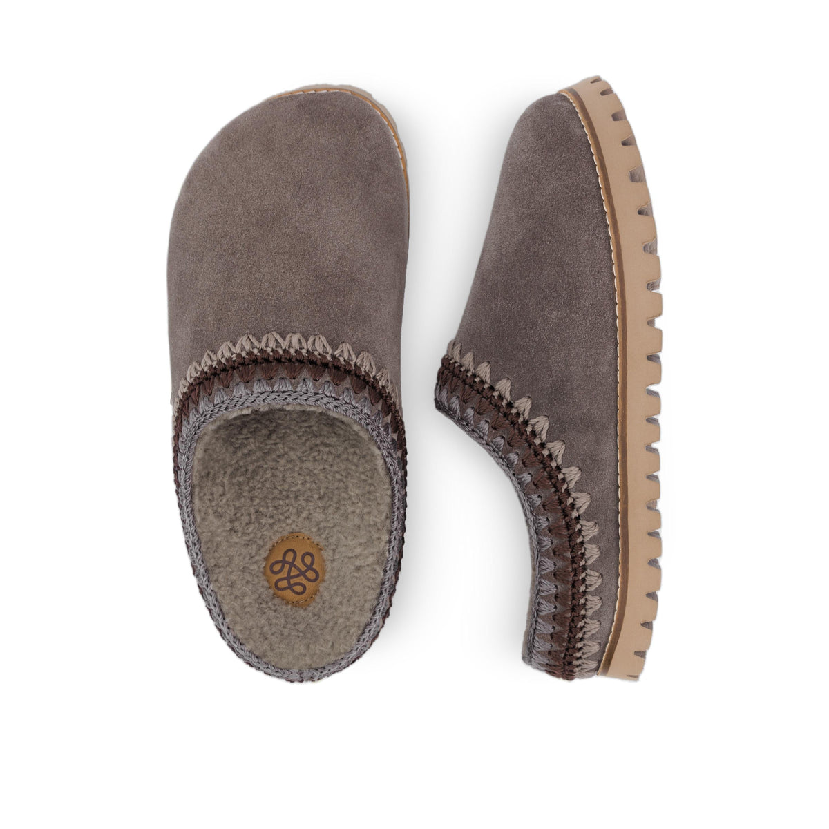 The Sak Bolinas Everyday Clog - Leather - Mushroom Shearling