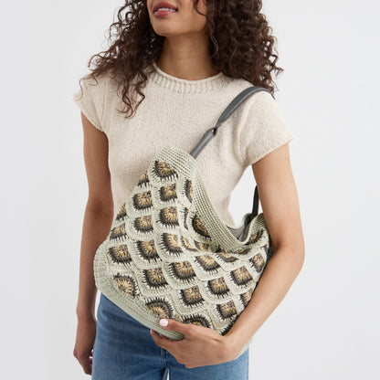 The Sak Los Feliz Large Tote - Hand Crochet - Natural Mermaid