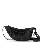 The Sak Tess Sling - Leather - Woven Black