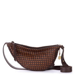 Leather - Woven Mahogany Cognac