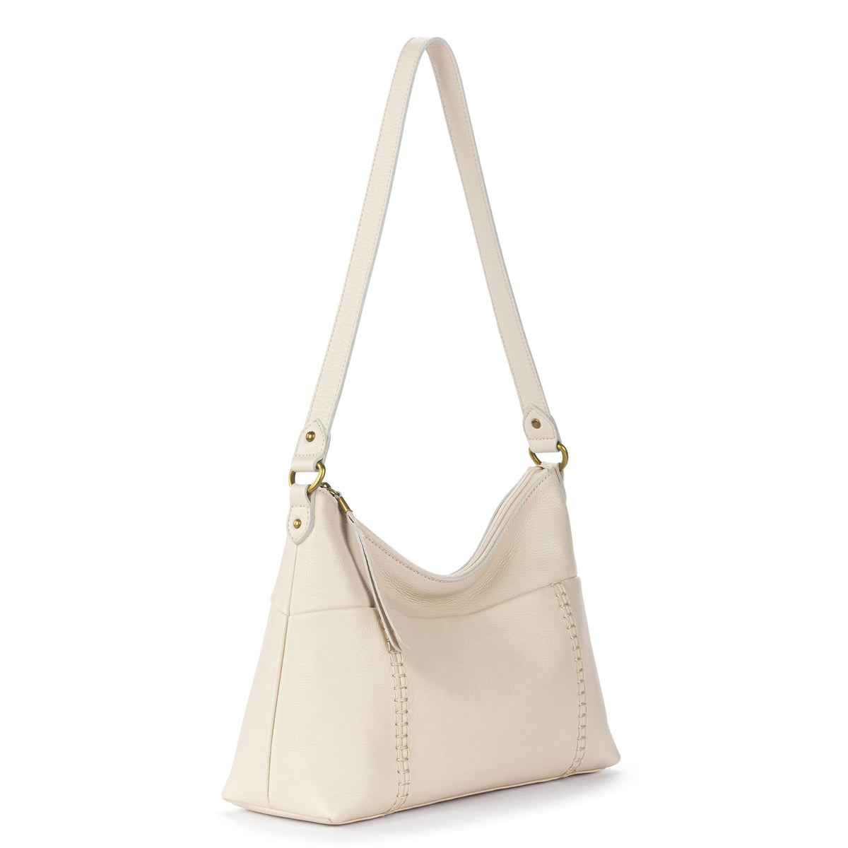 The Sak Melrose Leather Soft Shoulder Bag - Leather - Stone