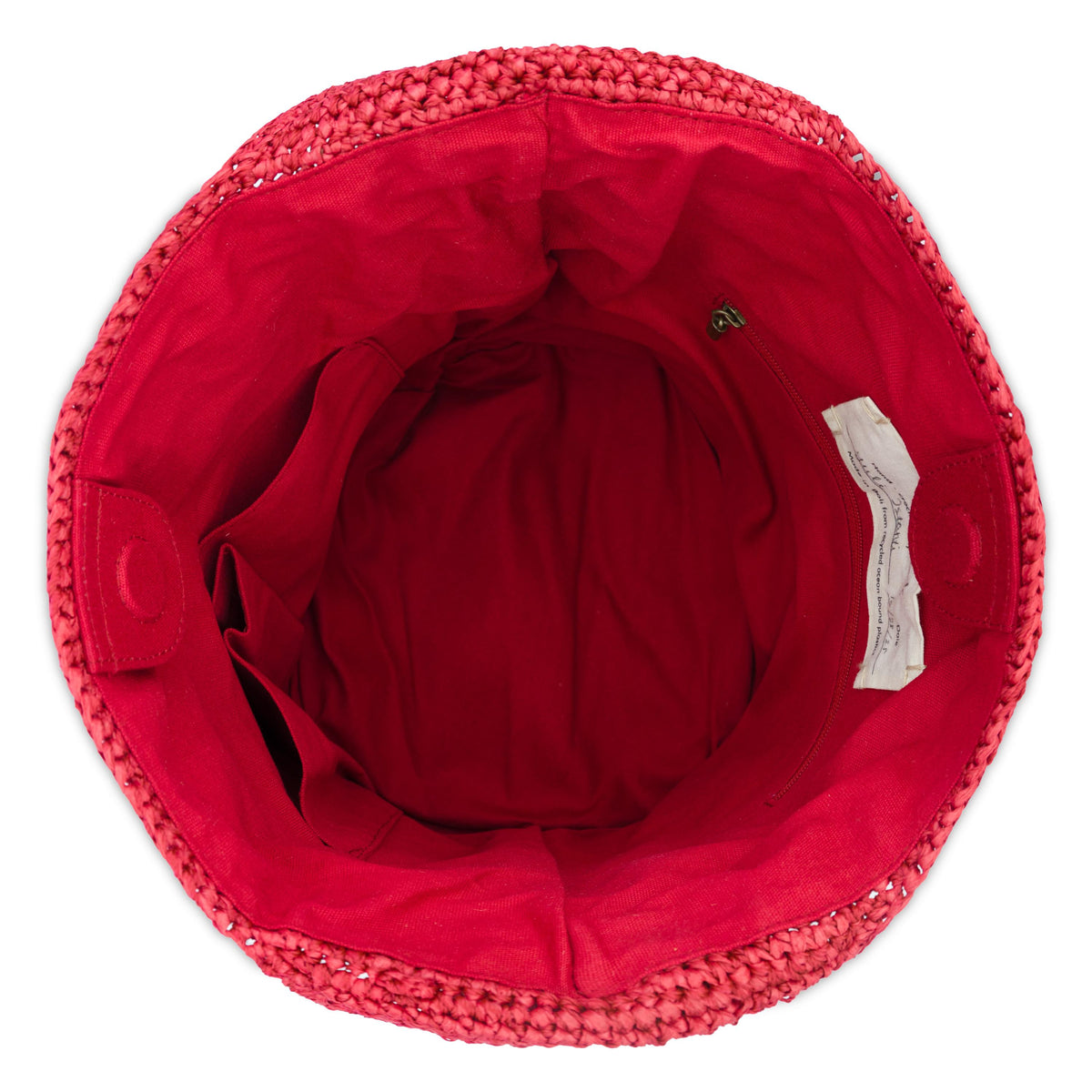 The Sak 120 Hobo - Hand Crochet - Scarlet Tonal Flower