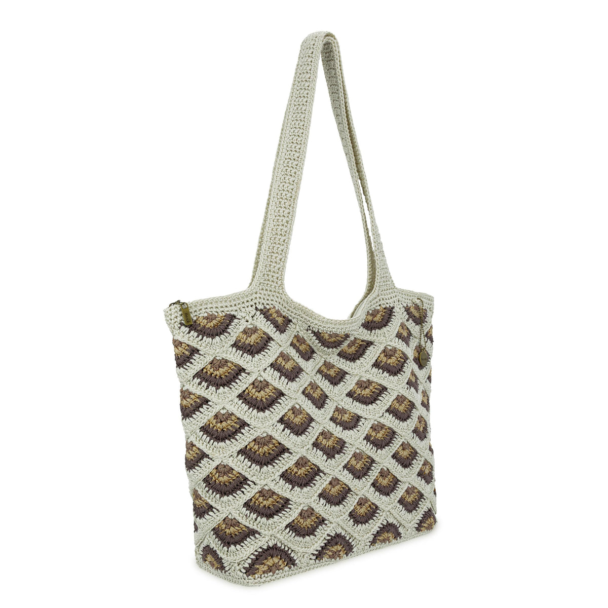 The Sak Sola Carryall Tote - Hand Crochet - Natural Mermaid