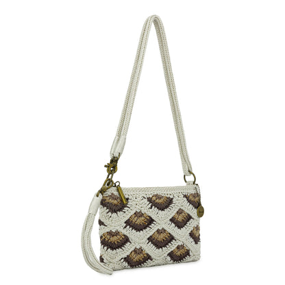 The Sak Vita Convertible Wristlet - Hand Crochet - Natural Mermaid