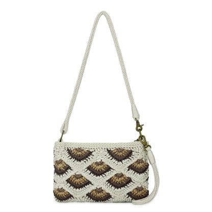 The Sak Vita Convertible Wristlet - Hand Crochet - Natural Mermaid