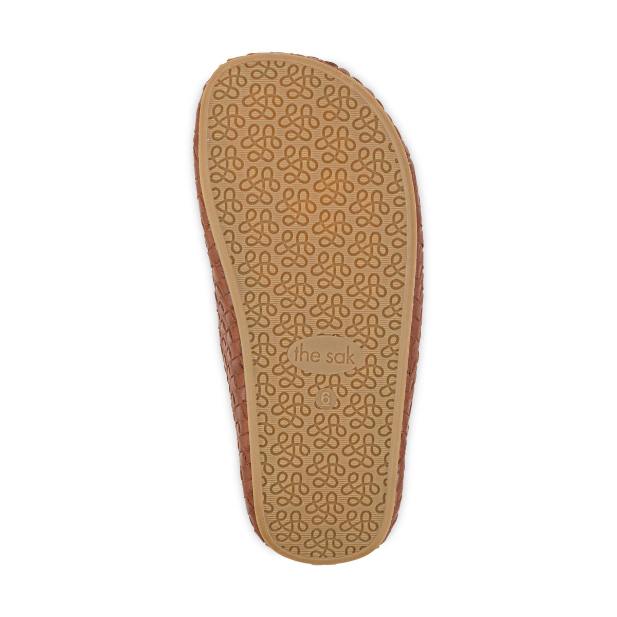 The Sak Bolinas Woven Clog - Leather - Woven Cognac