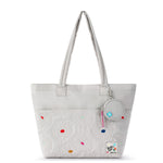 Sakroots Banyan Shoulder Tote - EcoTwill - Multi Flower Quilted
