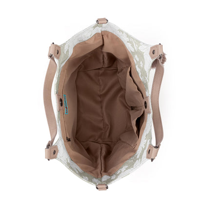 Sakroots Roma Shopper - Canvas - Natural Wild Fleur