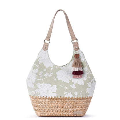 Sakroots Roma Shopper - Canvas - Natural Wild Fleur