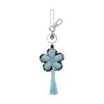 The Sak Yarnicharmz Dangle - Hand Crochet - Dream Blue