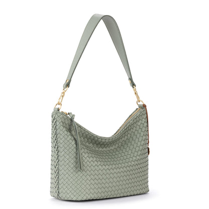 The Sak Juniper Small Hobo - Leather - Meadow Woven
