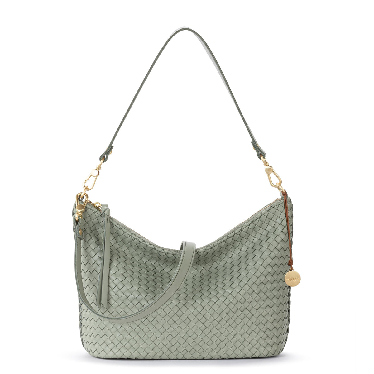 The Sak Juniper Small Hobo - Leather - Meadow Woven