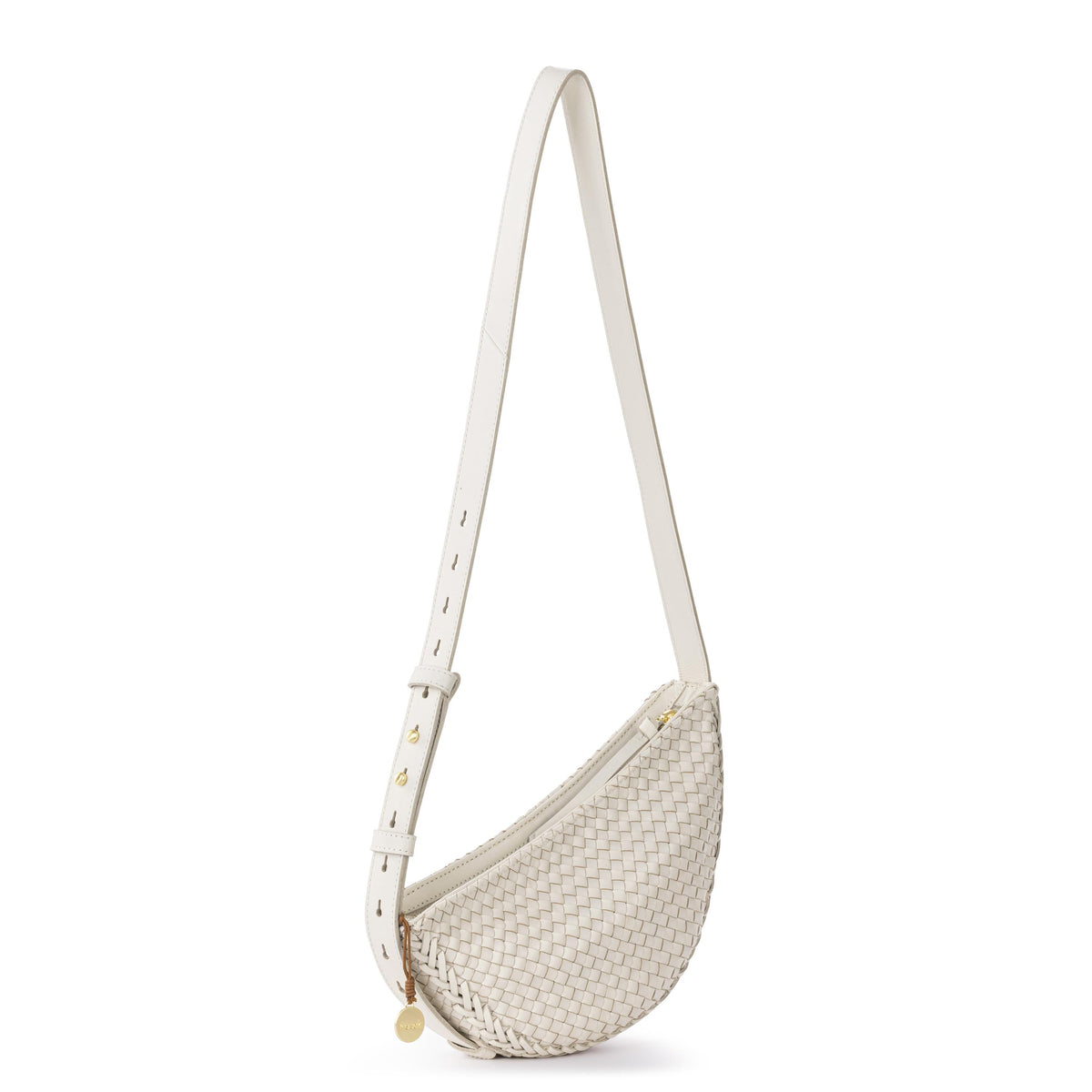 The Sak Tess Sling - Leather - Stone Woven