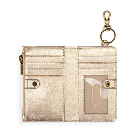 The Sak Encino Essential Wallet - Leather - Light Gold