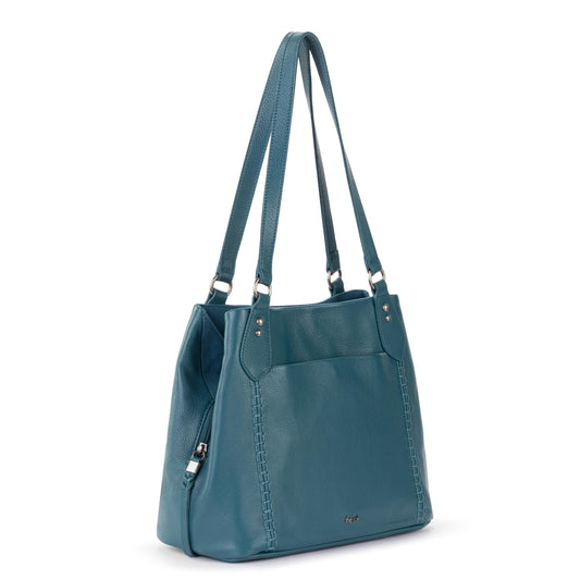 The Sak Melrose Satchel - Leather - Deep Teal
