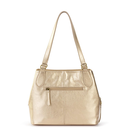 The Sak Melrose Satchel - Leather - Light Gold