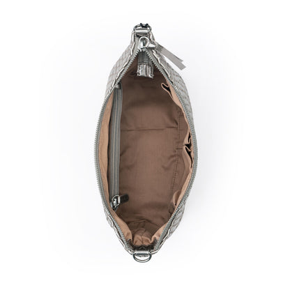 The Sak Juniper Small Hobo - Leather - Pyrite Woven