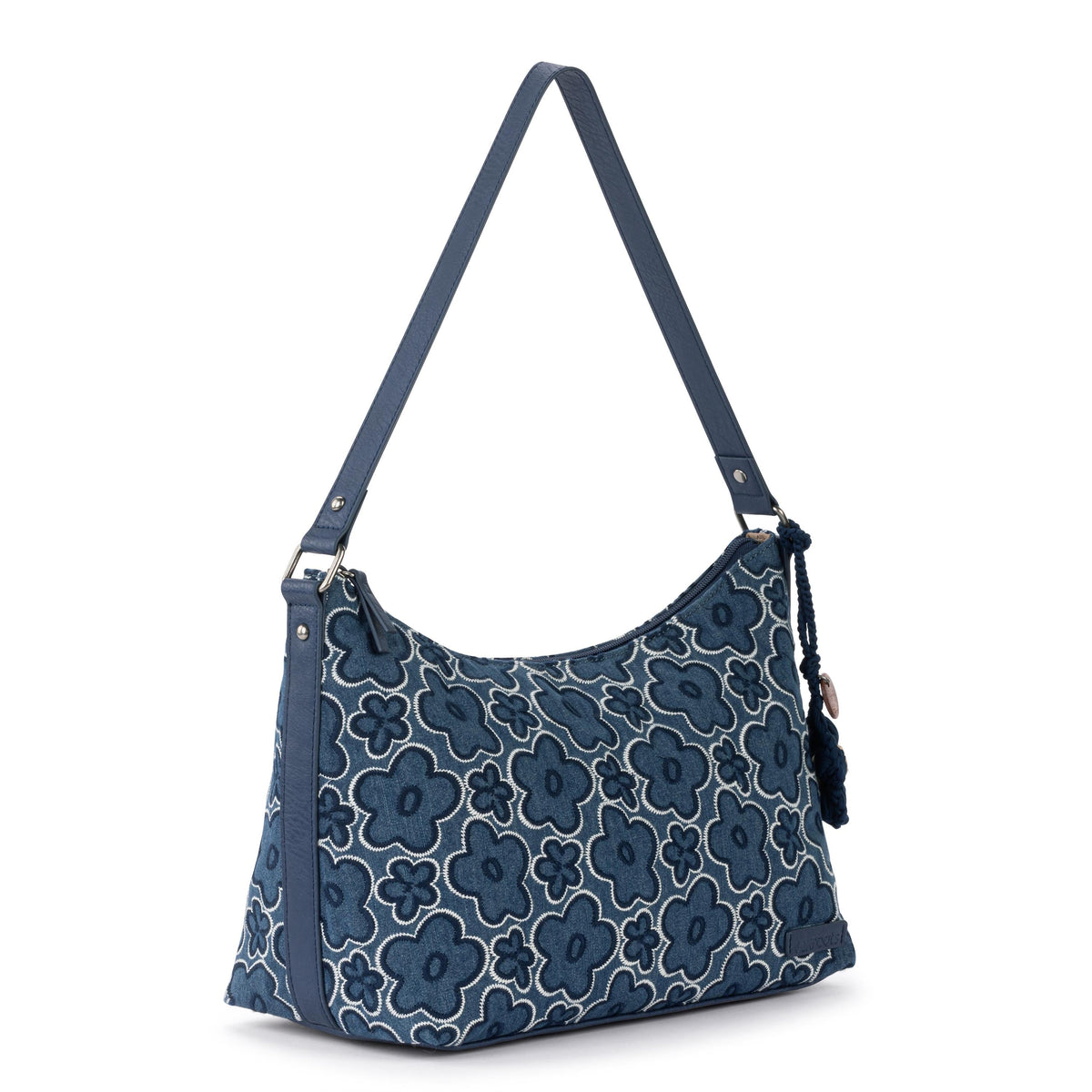 Sakroots Banyan Hobo - Denim - Denim Retro Flower