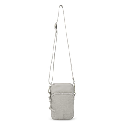 Sakroots Koa Smartphone Crossbody - EcoTwill - Pebble Flower Blossom Quilted