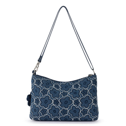 Sakroots Lumi Crossbody - Denim - Denim Retro Flower