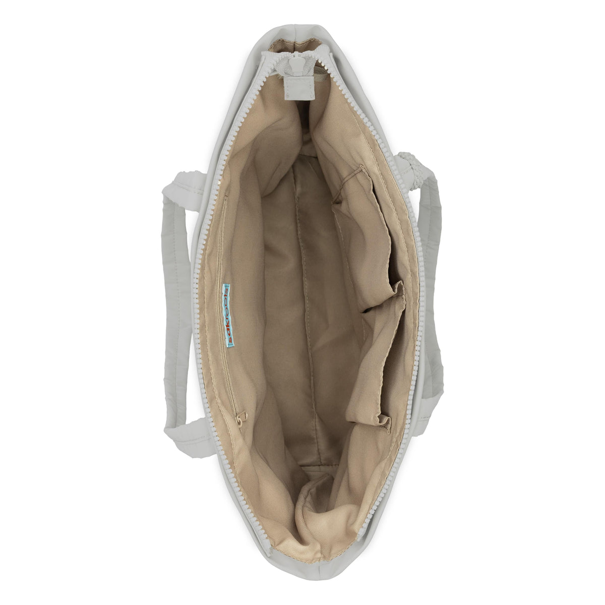 Sakroots Banyan Shoulder Tote - EcoTwill - Pebble Flower Blossom Quilted
