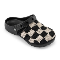 Hand Crochet - Black Check