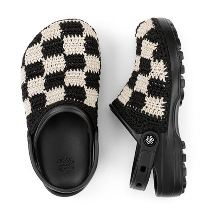 The Sak Bolo Eva Clog - Black Check