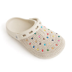 Hand Crochet - Ecru Multi Beads
