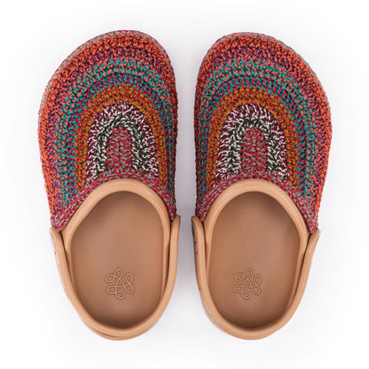 The Sak Bolo Eva Clog - Sunset Stripe
