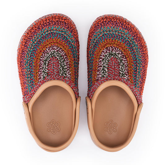 The Sak Bolo Eva Clog - Sunset Stripe